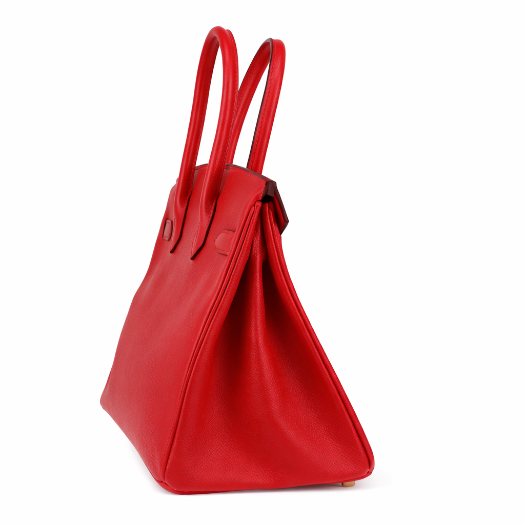 Timeless Structured Handbag | Premium Vegan Leather – Red