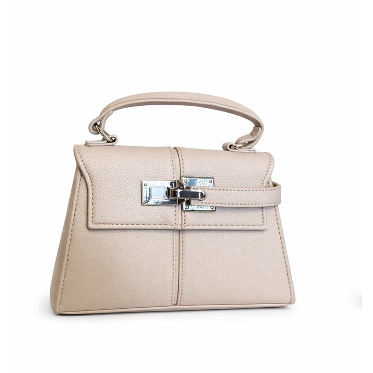 Timeless Top-Handle Bag – Premium Vegan Leather (Small)