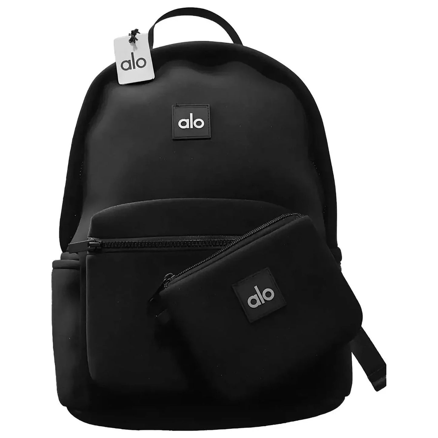 Alo Yoga Stow Backpack in Black Neoprene